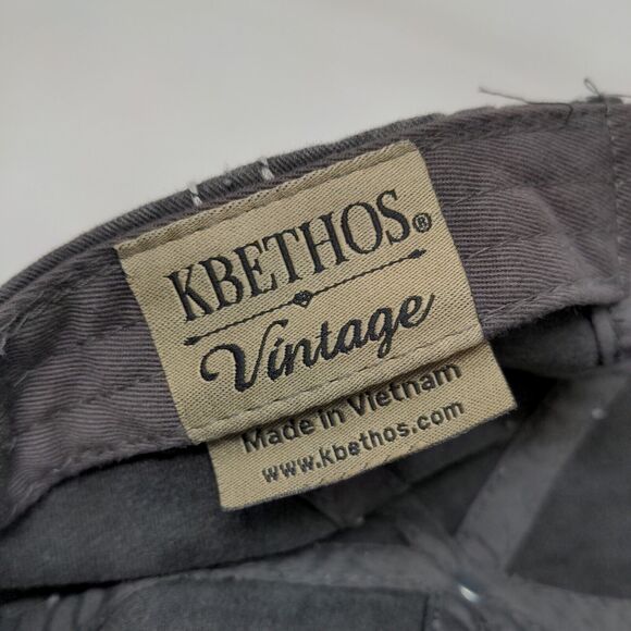 KBETHOS Women's Dog Mom Strapback Hat Gray Adjustable Patch Logo - Picture 12 of 13